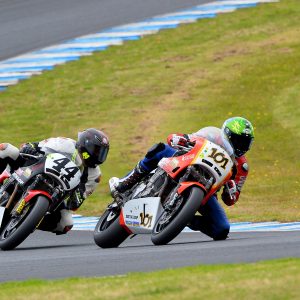 Alex Phillis won overall with 157-points one point ahead of Jed Metcher and two points clear of Josh Hayes. Image Russell Colvin