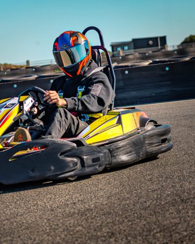 Get behind the wheel of the Sodi RT8 Evo2 single karts